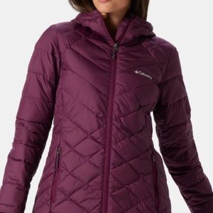 Columbia Omni heatthermal reflecting ‘heavenly’hooded jacket. Brand new w/ tags